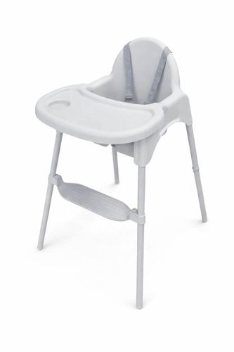כיסא אוכל 2 גבהים עם מגש נשלף בצבע אפור EASYBABY