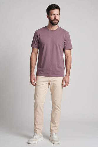 חולצת T-SHIRT סגול פסטל