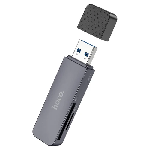 קורא כרטיסי זיכרון בחיור USB3.0 מבית HOCO דגם HB45 