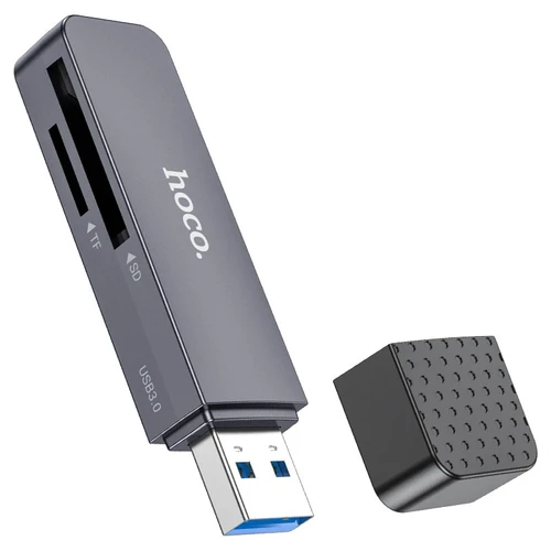 קורא כרטיסי זיכרון בחיור USB3.0 מבית HOCO דגם HB45 