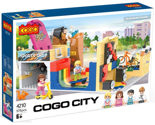 פארק ספורט אתגרי City ערכת בנייה עם 575 חלקים דגם 4210
