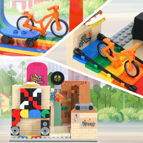 פארק ספורט אתגרי City ערכת בנייה עם 575 חלקים דגם 4210