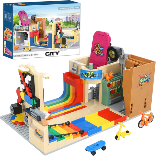 פארק ספורט אתגרי City ערכת בנייה עם 575 חלקים דגם 4210