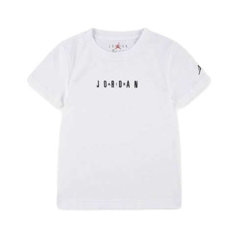 חולצה JORDAN מידות 4-16 לילדים בגוון לבן עם כיתוב