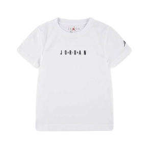 חולצה JORDAN מידות 4-16 לילדים בגוון לבן עם כיתוב