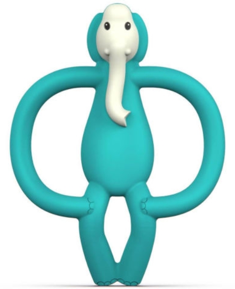 נשכן קופיף עם מברשת שיניים ראשונה טורקיז Matchstick Monkey