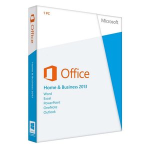 רשיון תוכנת אופיס Home & Business 2013 רשיון לא מוגבל בזמן - וורד, אקסל, פאוורפוינט, אאולוק, וואן נוט מיקרוסופט
