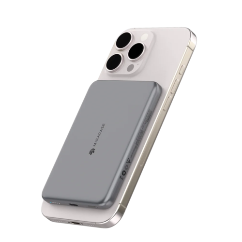 סוללת גיבוי מגנטית MagSafe 5000mAh Miracase טעינה אלחוטית לאייפון