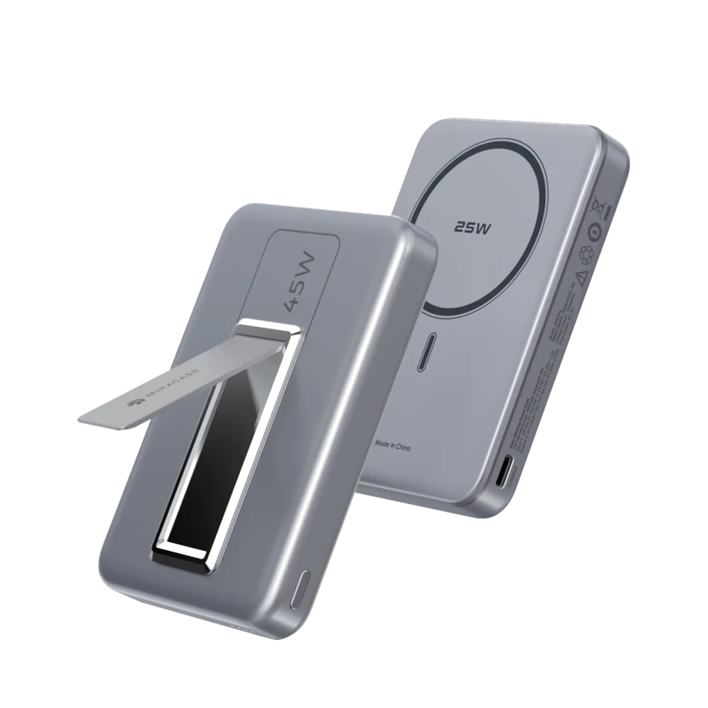 סוללת גיבוי מגנטית Miracase MWPB45W 10000mAh אפור כהה