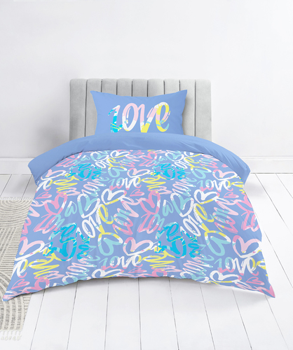 מצעי ילדים ונוער 100% כותנה – LOVE