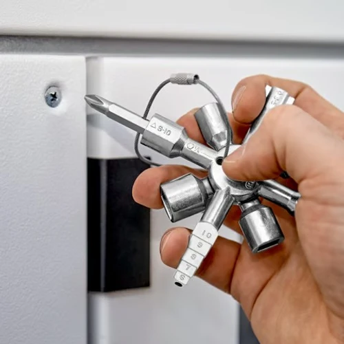 מפתח טכנאים אוניברסלי Knipex Twinkey לארונות חשמל ובקרה 001101 קניפקס