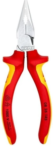 פלייר אף צר מבודד 1000V דגם 0826145 Knipex קניפקס