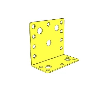 זוית צהובה 50*90*100 פרגולה