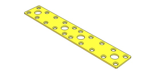 מחבר צהוב 210*34 פרגולה