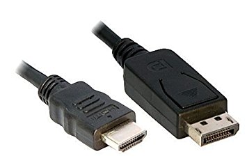 כבל תצוגה DisplayPort - HDMI אורך 3 מטר דיספלי פורט ל HDMI