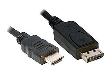 כבל תצוגה DisplayPort - HDMI אורך 5 מטר דיספלי פורט ל HDMI