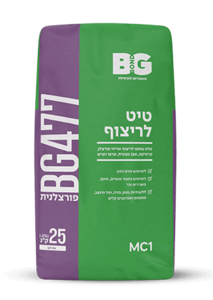 פורצלנית GB477 אפור - 25 קג