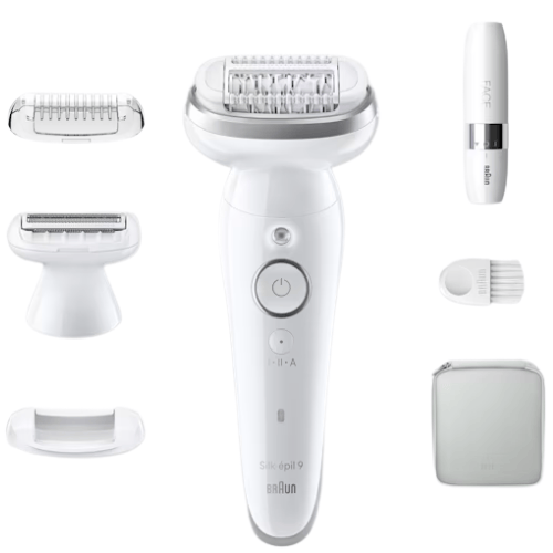 מסיר שיער סדרה 9 עם אביזר לפנים Braun Silk Epil 9 SES9-341