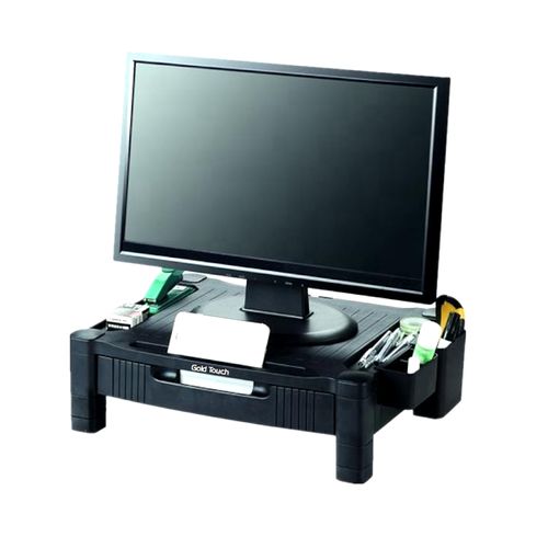 מעמד להגבהת מסך מחשב + מגירה  Gold Touch AR-STAND-15