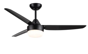 מאוורר תקרה "CCT 18W BALCONY 48 שחור מבית SEMICOM
