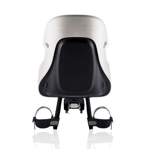מושב פעוט קדמי לאופניים JOCKEY MINI עם ידית אחיזה וחיבור למוט הכידון - לבן Warm White