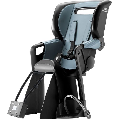 מושב אופניים לפעוטות וילדים Jockey PRO חיבור לשלדה, מצבי שכיבה והגנת רגליים - כחול Harbor Blue