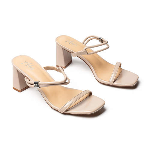 כפכף עם עקב לנשים של אדיס בצבע ניוד | 36-41 | 855725 ADISS NUDE HEEL 