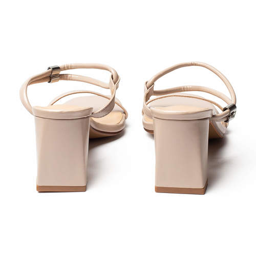 כפכף עם עקב לנשים של אדיס בצבע ניוד | 36-41 | 855725 ADISS NUDE HEEL 