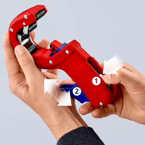 חותך צינורות פלסטיק וPVC מקצועי 902302 Knipex קניפקס