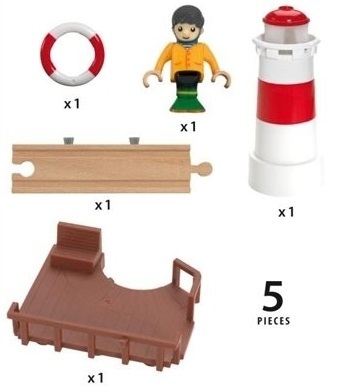 מגדלור עם אור ואפקטים קוליים 5 חלקים 33597