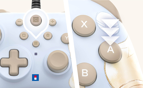 NSW2 CONTROLLER WIRED HORIPAD EEVEE COTTAGECORE