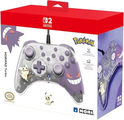 NSW2  CONTROLLER WIRED HORIPAD GENGAR E MIMIKYU