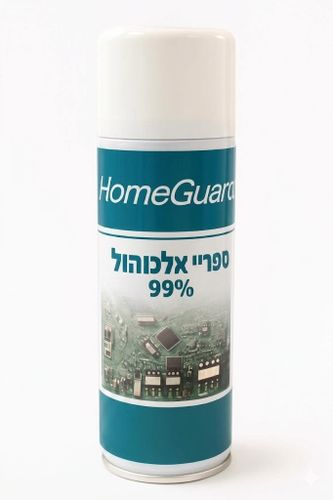 ספריי אלכוהול HG 35015 בריכוז 99% בנפח 500 מל - תרסיס לניקוי מכשירים אלקטרוניים ואופטיים, מתנדף ללא שאריות