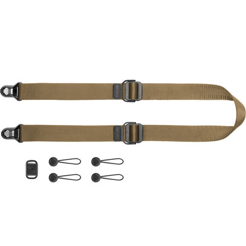 רצועה - (Peak Design Slide Lite Camera Strap (Coyote