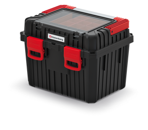 ארגז כלים HEAVY TOOLBOX 45 עם ארגונית במכסה - 25 ק"ג Kistenberg KHVA453535BS