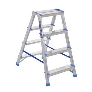 סולם דרגש דו צדדי 5 שלבים אלומיניום - Palbest H825 150 קילוגרם