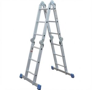 סולם אלומיניום מתקפל 4X3 שלבים רב מצבי - TIANGIN JINMAO FE4x3