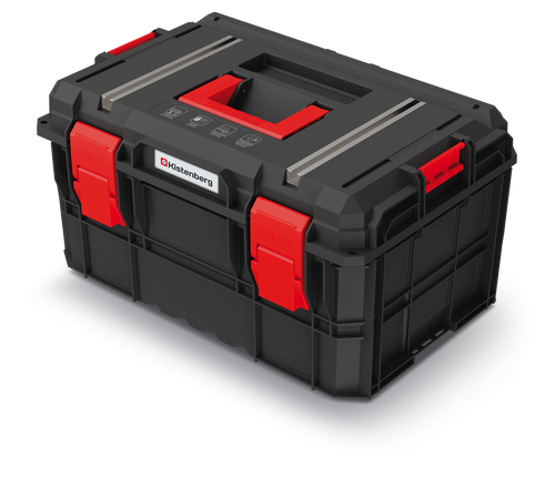ארגז כלים X BLOCK TECH 30 KISTENBERG KXB604030G - ארגז מקצועי עם מסילות אלומיניום ומגשים נשלפים לארגון כלי עבודה
