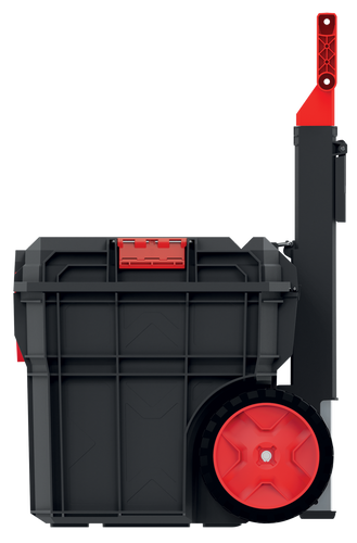 טרולי כלי עבודה KISTENBERG X BLOCK PRO 40 KXB604045 - טרולי מקצועי עם פלטפורמת עבודה, 2 מגשים וגלגלים מחוזקים לארגון ונשיאת כלים