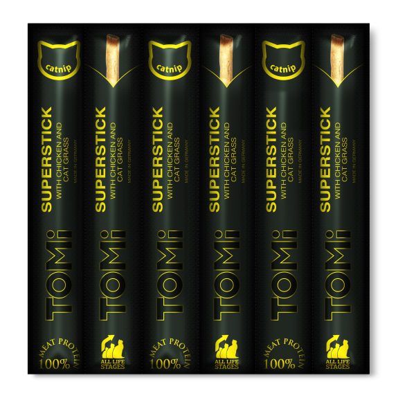 חטיף Tomi טומי חתול עוף 30 גרם (6 סטיקים)