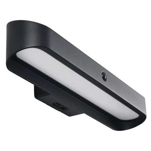 צמוד קיר סולארי שחור 10W IP65 אור חם יורולוקס 
