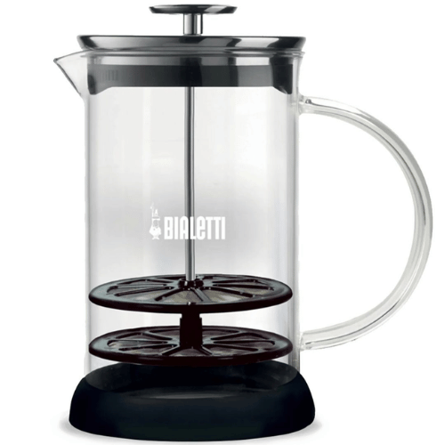 ביאלטי מקציף חלב מזכוכית 6 כוסות Bialetti