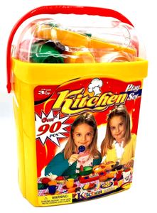 דלי ערכת דימיון מטבח 90 חלקים