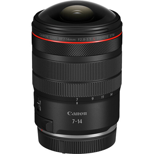 עדשה Canon RF 7-14mm f/2.8-3.5 L Fisheye STM