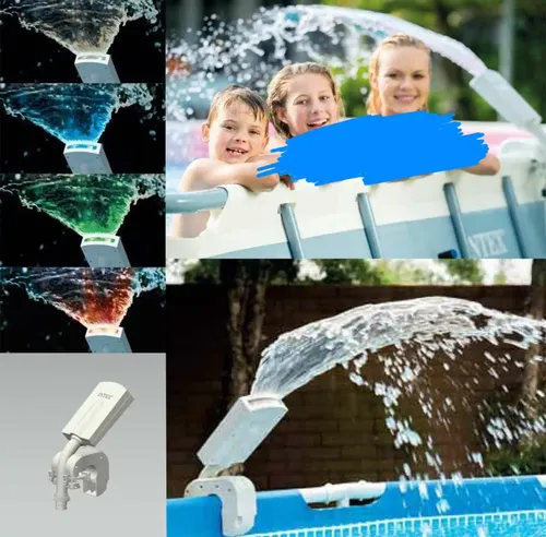 מזרקת מים מוארת לבריכה 28089