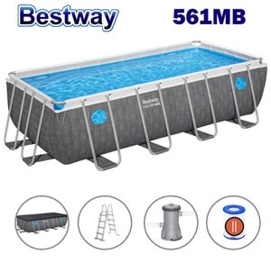 בריכת עמודים מלבנית 4.88mx2.44mx1.22m 561MB bestway