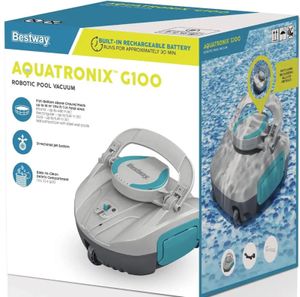רובוט אלחוטי נטען G100 לניקוי קרקעית הבריכה BESTWAY לבריכות עד 5.5 מטר 58864