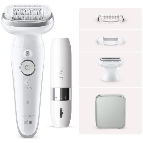 מסיר שיער סדרה 9 עם אביזר לפנים Braun Silk Epil 9 SES9-341