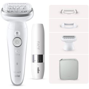 מסיר שיער סדרה 9 עם אביזר לפנים Braun Silk Epil 9 SES9-341