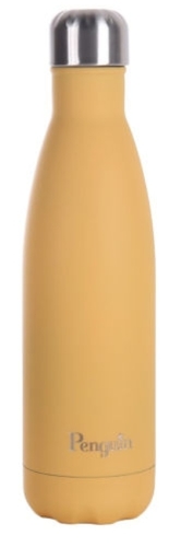 בקבוק תרמי מעוצב 500 מ״ל חרדל Penguin